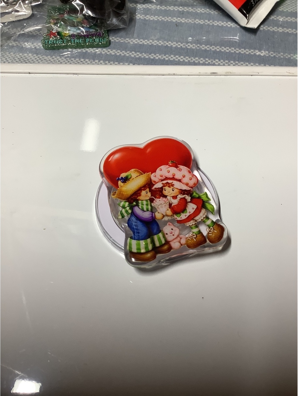 Cute Strawberry shortcake socket Phone Grip